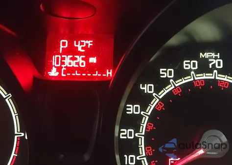 2013 Ford Fiesta Titanium z USA, uszkodzony, nr VIN 3FADP4FJXDM199751